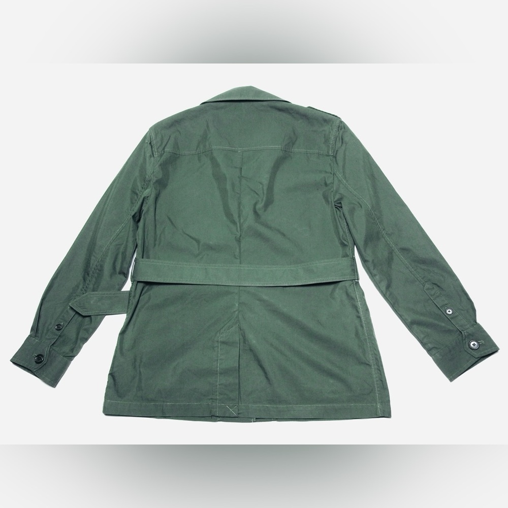 Lauren Ralph Lauren Belted Cotton Twill Field Jacket Size 10 - Picture 5 of 15